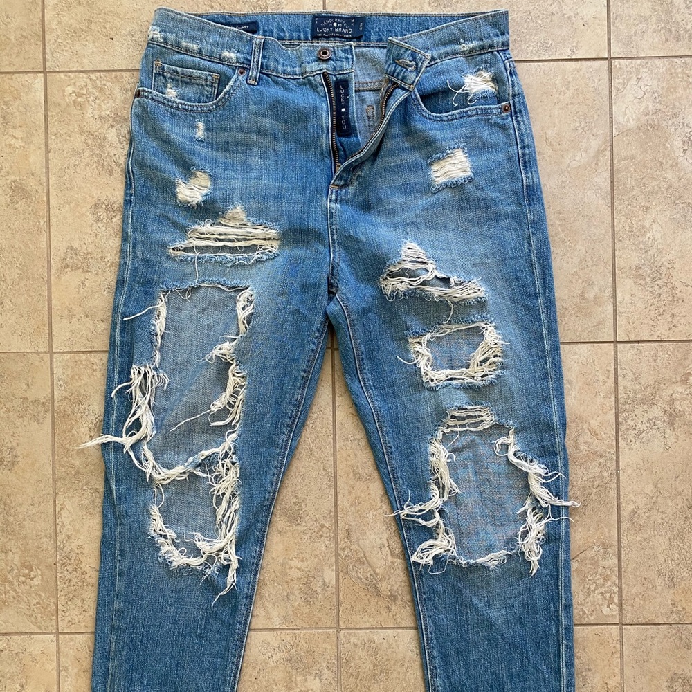 LUCKY brand denim Distressed Bridgette Skinny